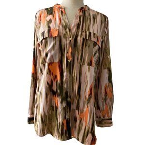 Calvin Klein Blouse S | Abstract Print | Classy & Chic